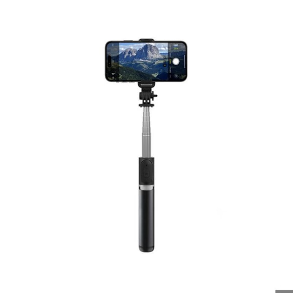 Crong SelfieGo Lite - Kompakt stativ för Bluetooth selfie-stick (Svart)