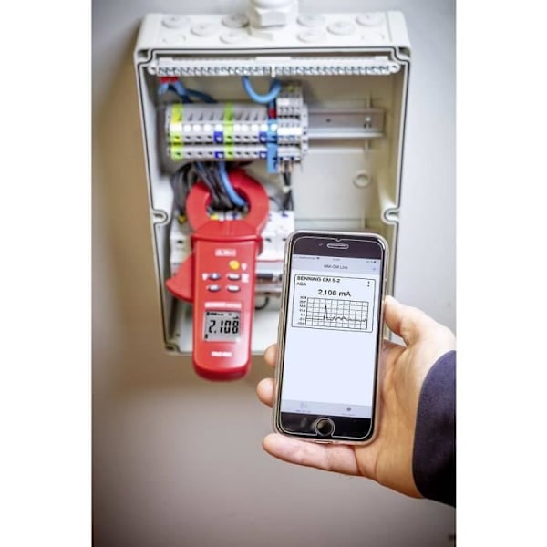 Strömtång - BENNING - CM 9-2 - CAT IV 300 V - Digital - Bluetooth