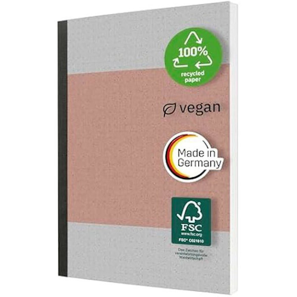 SIGEL SN300 prickad anteckningsbok - Coral mjukt omslag - A5-format - 200 sidor