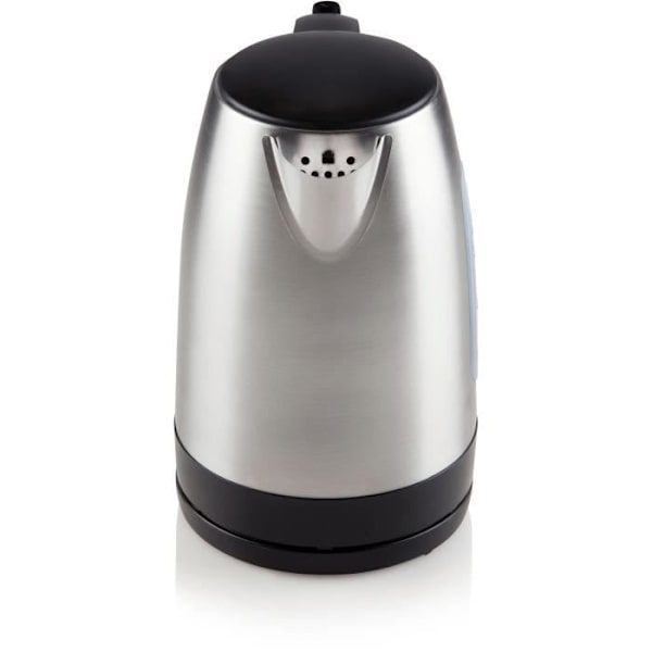 Vattenkokare i rostfritt stål - DOMO - DO496WK - 2200 W - 1,7 L - 360° bas - Grå Grå och svart