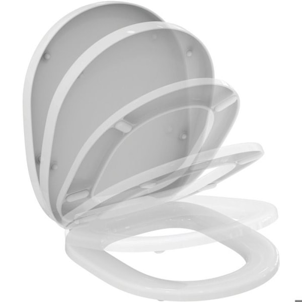 IDEAL STANDARD Toalettsits Connect - Fallbroms - Vit Vit