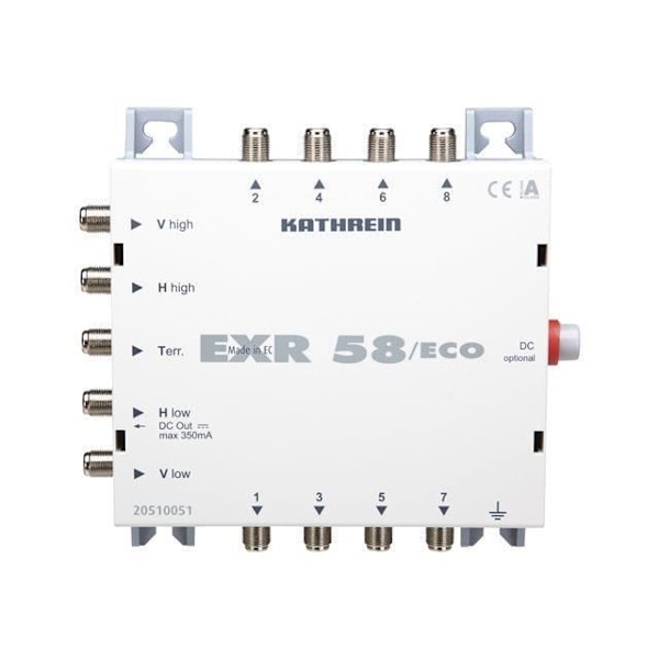 Multischalter - Kathrein - EXR 58/eco - 4 Sat-nivåer - 8 portar - Utan nätverk