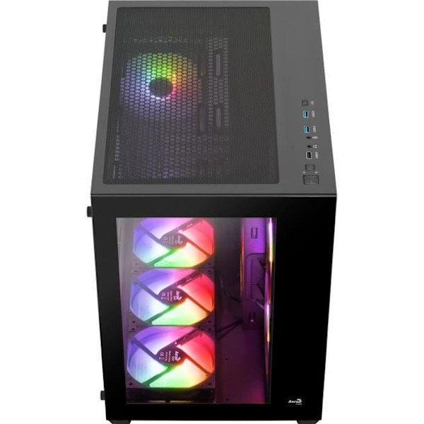 PC-fodral - AEROCOOL - Dryft G v2 (svart) - Cube - ATX-format - Utan strömförsörjning