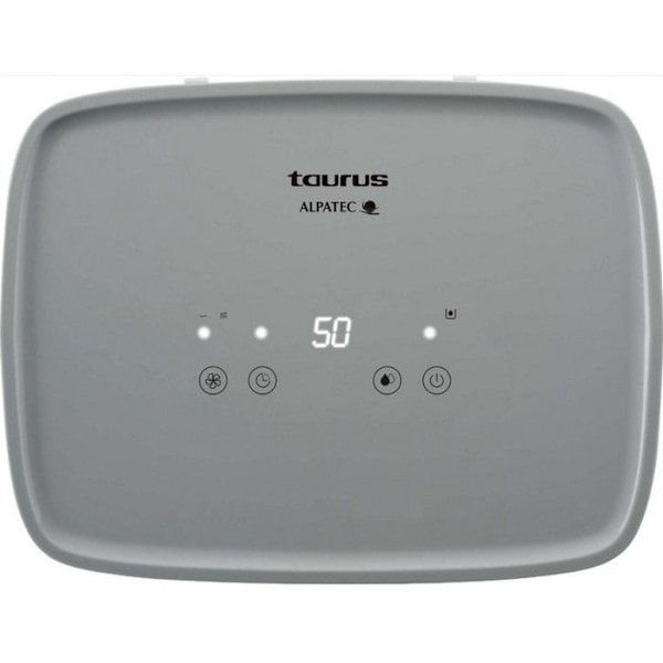 Taurus Alpatec Pleasant 210W avfuktare, 2 hastigheter, 12L/24h tank, för max yta 25 m², timer Vit