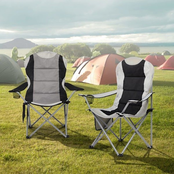 Intimate wm heart - YEYINGYI022 - Campingstol, legerat stål, ljusgrå, 94 cm x 33 cm x 16,5 cm