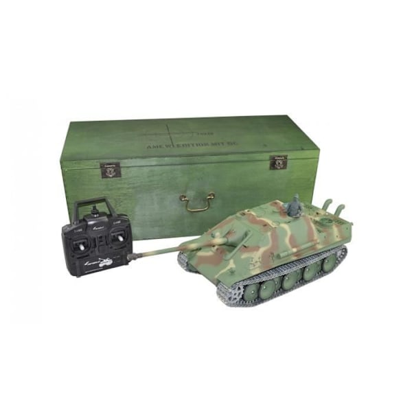 Tank - AMEWI - Amewi Jagdpanther - Elmotor - Skala 1:16 - Rökeffekt Grön