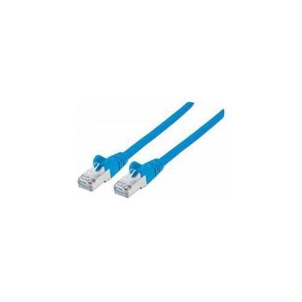 Intellinet 5m Cat7 S/FTP nätverkskabel S/FTP [S-STP] Blå (NÄTVERKSKABEL CAT7/PLUG 6A COPP -5M BLÅ S/FTP SNAGLESS/BOOTAD) - 7409