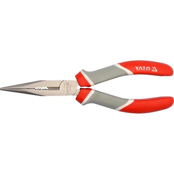 Yato YT-2016 Long Nose Tång - Grå-Röd - 16 cm - 200 g