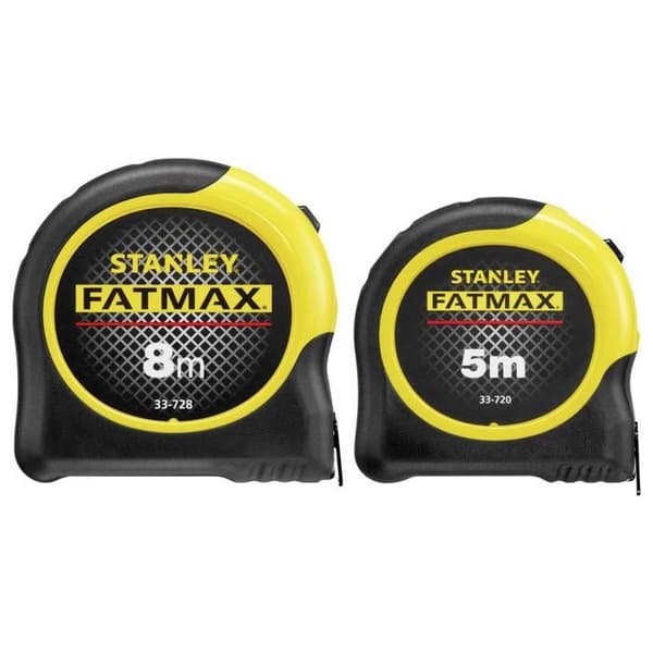 Måttband - STANLEY - FatMax - 5 m & 8 m - 32 mm - Paket med 2