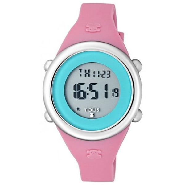 Digital klocka - Alla - 800350615 - Silikonarmband - Flicka - Blå fuchsia Blå, Fuchsia