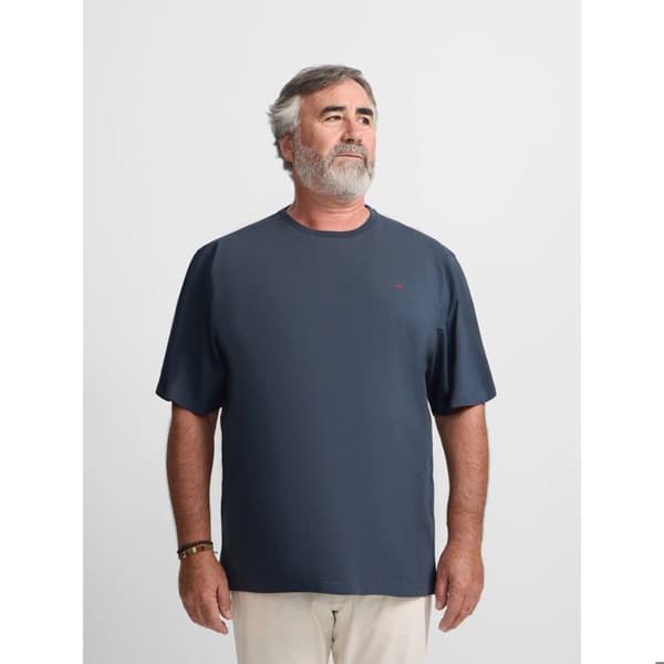 T-shirt med mini logo Silbon marino jag