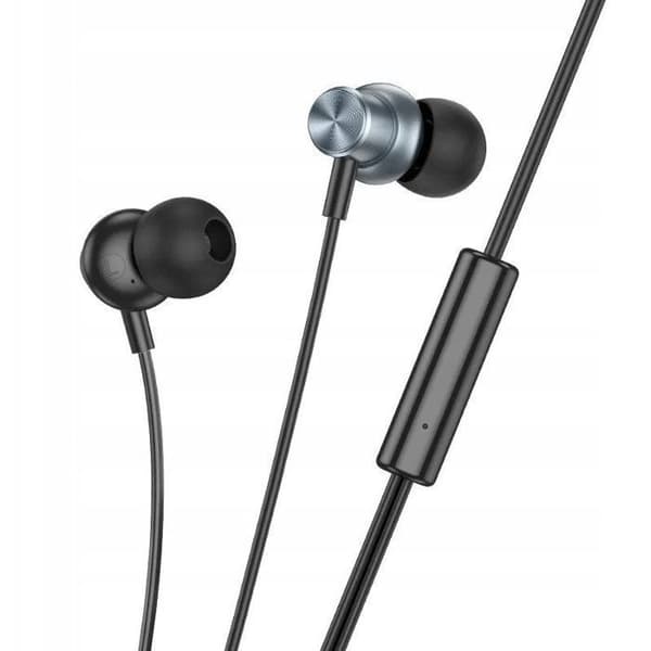 In-ear hörlurar - HOCO - M110 - Trådad - Jack 3,5 mm - Grå grå