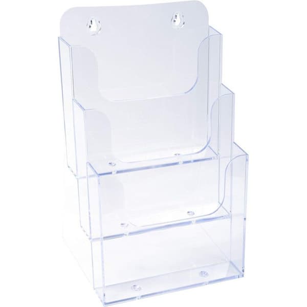 Dokumentmappe A5 - EXACOMPTA - 3 fack - Transparent - Kontor - Monobloc