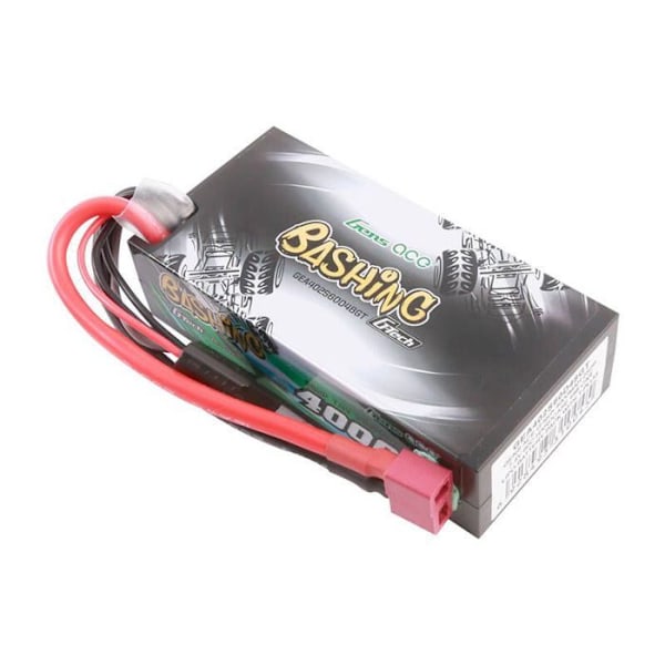 Gens ace - GEA402S60D48GT - G-Tech 4000mAh 2S2P 7.4V 60C LiPo batteripaket