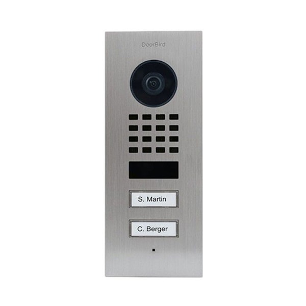 Doorbird - IP videodörringång D1102V ENC Rostfritt stål