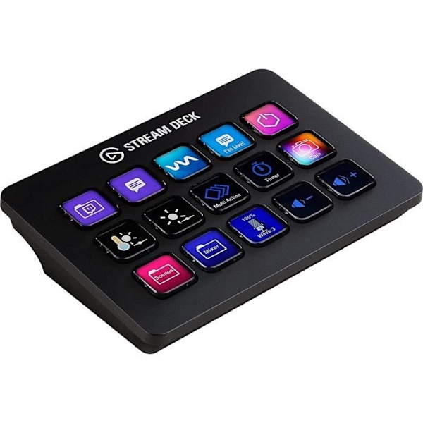 Elgato Stream Deck MK2 tangentbord - 15 anpassningsbara LCD-tangenter