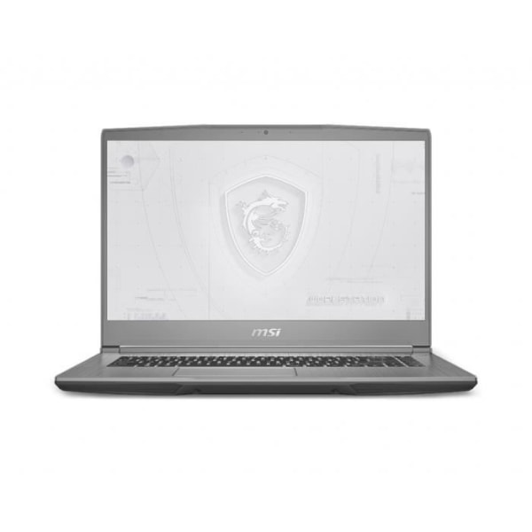 MSI PC Portable Workstation - WF65 10TI-424FR - 15,6" FHD - I7 10750H - RAM 16GB - 256GB SSD + 1TB SATA - Quadro T1000 4GB - Fönster Svart