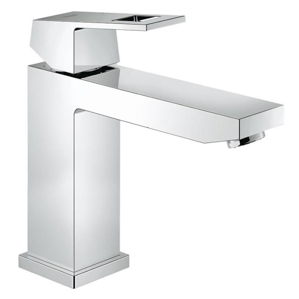 Eurocube badrumsblandare Slät kropp Medium pip Ecojoy - GROHE - 23446000 - Fast - Krom - Enkelt hål