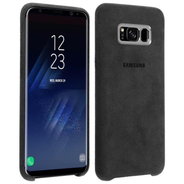 Samsung Shell i Alcantara S8 + Grå Grå