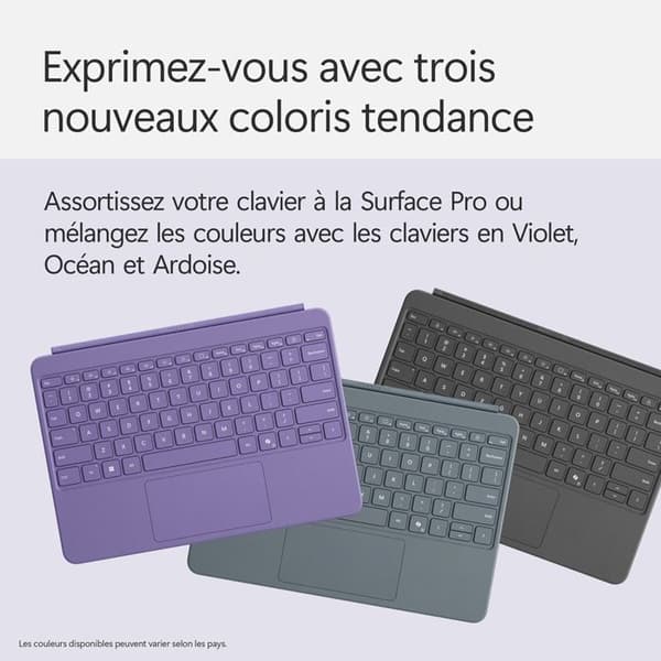 Tangentbord för Microsoft Surface Pro 12 tum - Lila