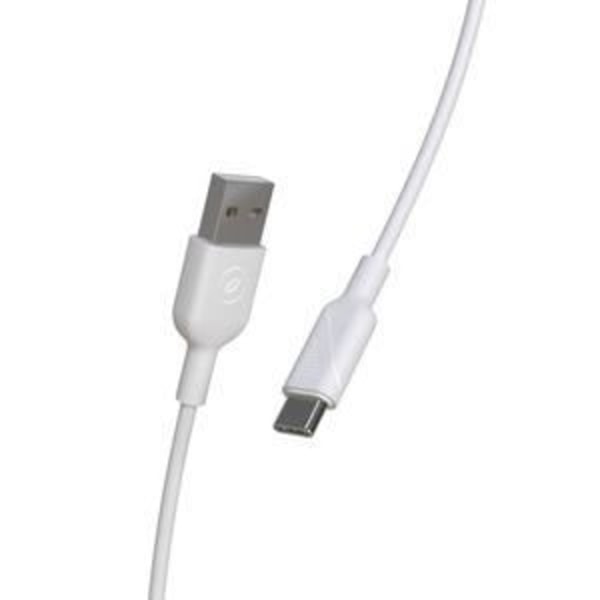 MUVIT FOR CHANGE USB A / USB C kabel - 3 m - Vit
