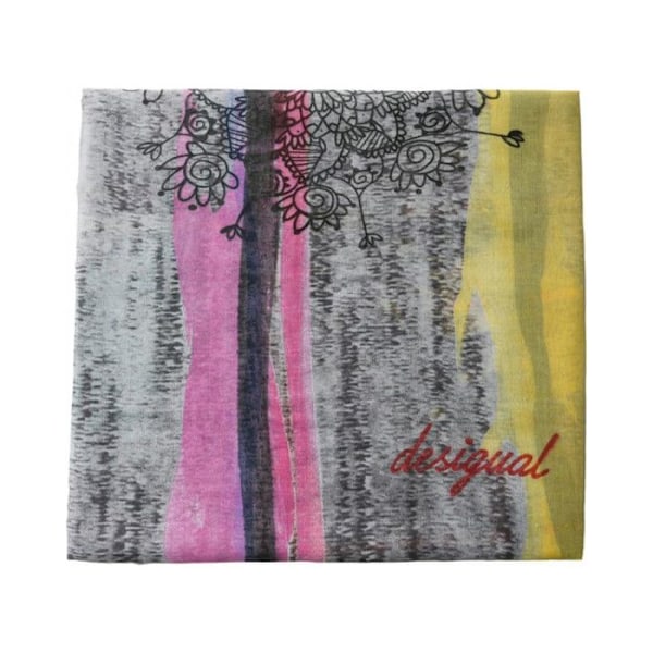 Foulard - Desigual - Ana - Grå - 188x110 cm - Vår/Sommar Grå