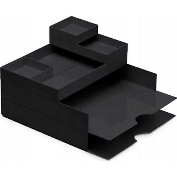 Klientleger - Moxom arbetsstation - OR-6208MB - Modulärt kontorsset, 320x260x60mm, 6 delar, svart