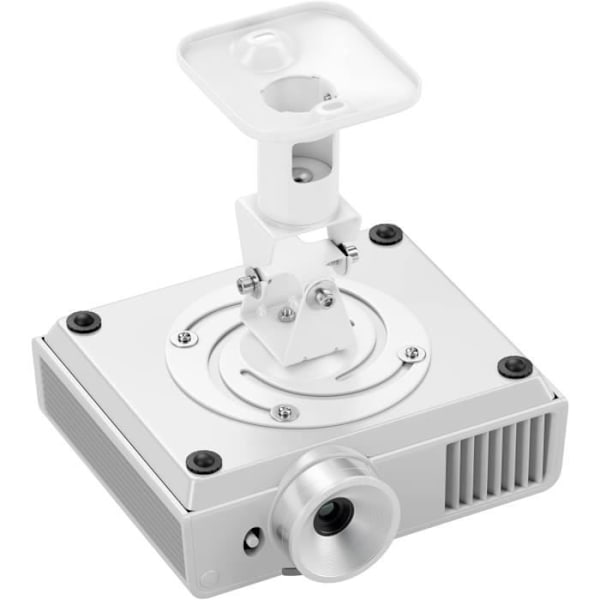 Takfäste - deleyCON - Universell - Rotering 360° - Lutning +-25° - 15kg Max Vit