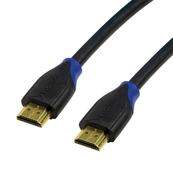 LogiLink CH0061, 1 m, HDMI Typ A (Standard), HDMI Typ A (Standard), 4096 x 2160 pixlar, 3D-kompatibilitet, Svart