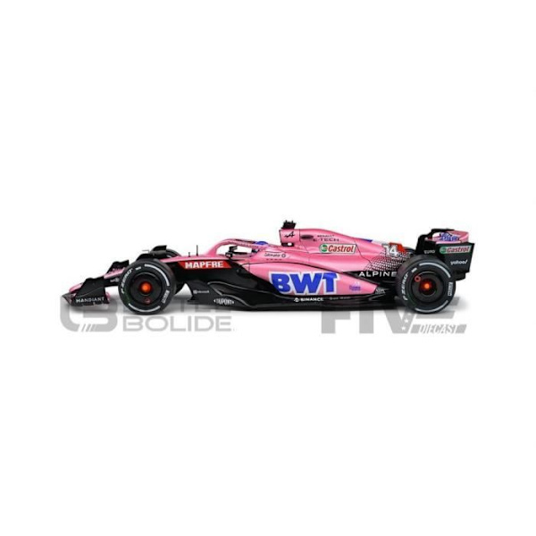 Samlarbil i miniatyr - SOLIDO 1/18 - ALPINE A522 - Bahrain GP 2022 - Rosa
