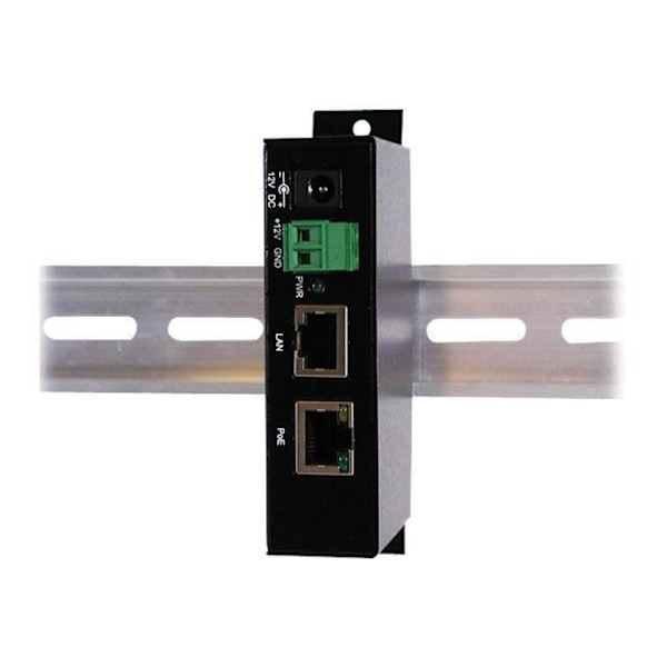EXSYS EX-6006PoE Power Injector (DIN-skena monteringsbar) 12 V 30,2 Watt Output Connectors: 1