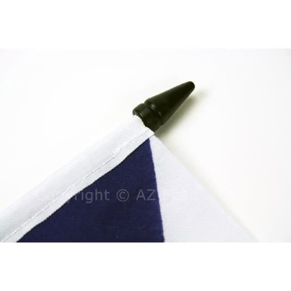 Bordflagga - AZ FLAG - Tyskland 21x14 cm - Polyester - Rektangulär - Plaststöd Svart