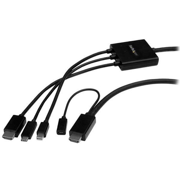 Adapterkabel - STARTECH - HDMI - 2 m - Mini DisplayPort Hane - HDMI Hane
