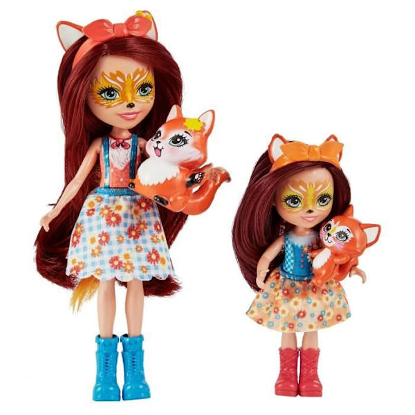 Enchantimals - Felicity Fox och lillasyster - Docka Flerfärgad