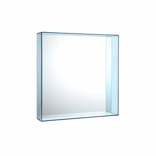 Kartell Mirror - 08340AZ - Only Me Sky Blue Mirror, 50 x 50 cm