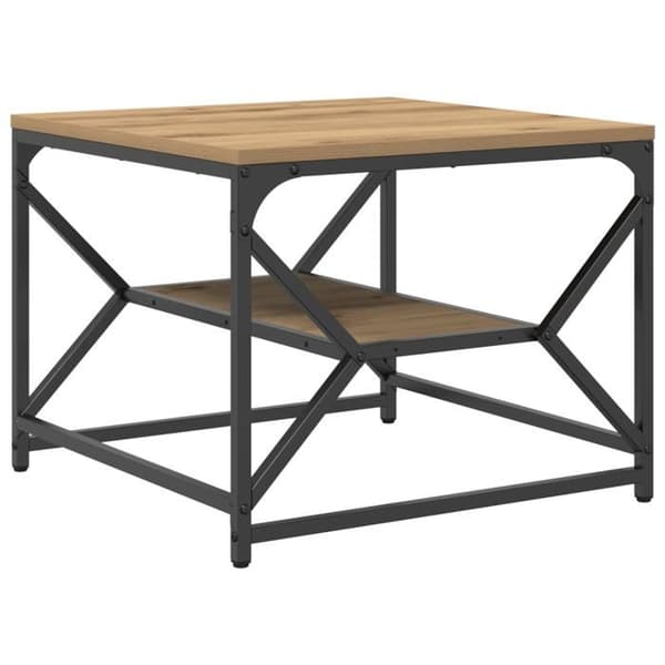 Låg bord - Ek - 51x50x40 cm - Rektangulär - Contemporary stil Brun