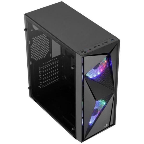 PC-fodral - Glider Cosmo-G-BK-v1 - Aerocool - Svart