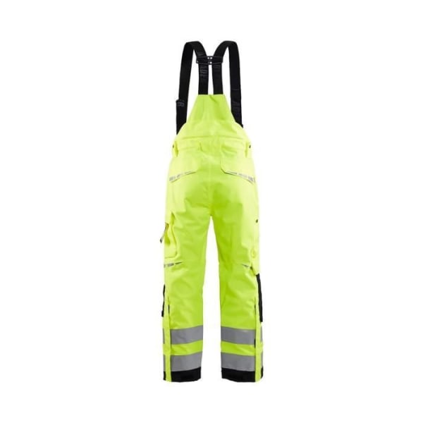 Blaklader High Visibility Hardshell Bib Arbetsbyxor Neongult/svart 48