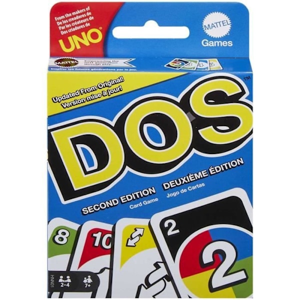 Mattel Games - DOS-Second Edition - Kortspel Flerfärgad