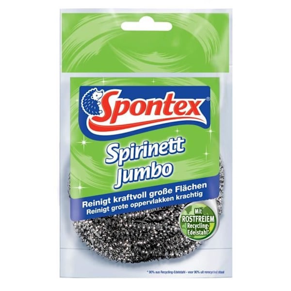 Spontex Spirenett Jumbo Skrubbspiraler Skrapning 16 delar - 2043883