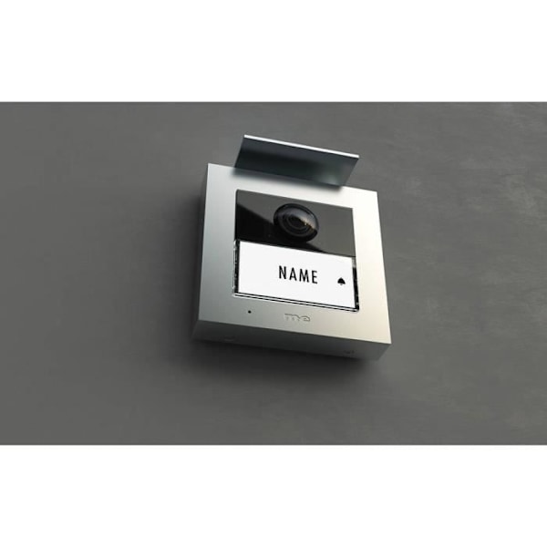 m-e modern-electronics VDV-2010 S trådbunden videointercom - RFID - Utomhusstation silver