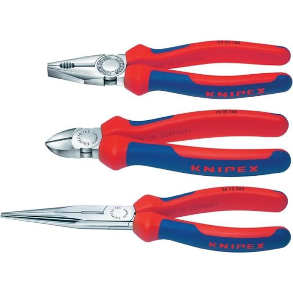 Tångsats - KNIPEX - 00 20 11 - Röd - Tång