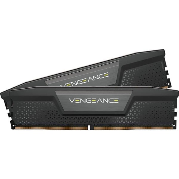 CORSAIR Vengeance RGB DDR5 - 64GB 2x32GB DIMM - 4800MHz - Obuffrad, 40-40-40-77, Std PMIC, XMP 3.0, Black Heatspreader, Black PCB