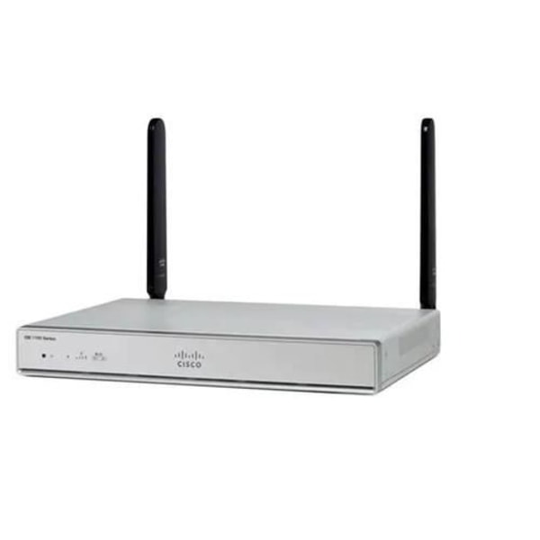 ISR 1100 4P DUAL GE SFP ROUTER Svart Silver