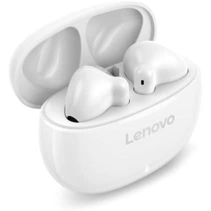 Trådlösa hörlurar - Lenovo - E310 - Bluetooth 5.3 - Svettsäker - In-ear Vit