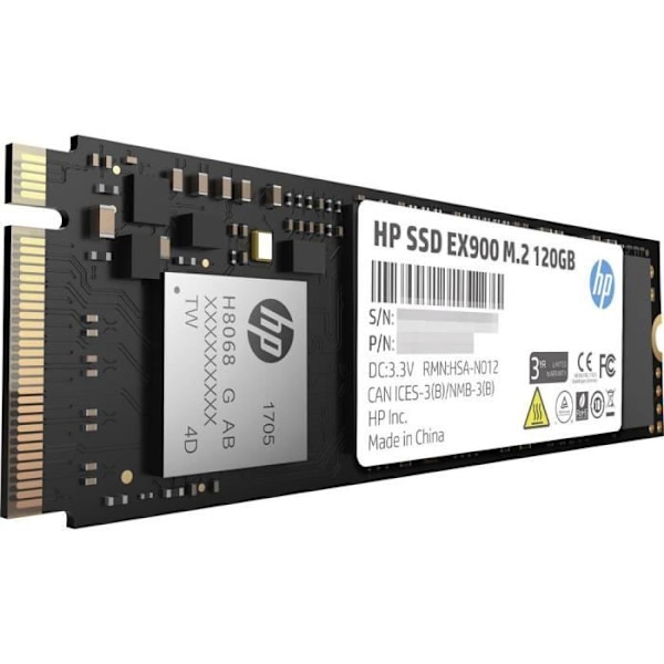 HP EX900 120GB intern SATA M.2 2280 SSD