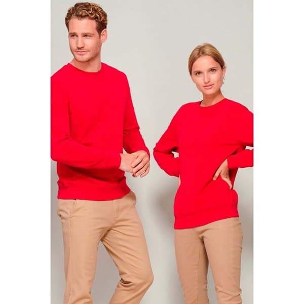 Sol's - Unisex sweatshirt med rund hals COMET Mörkgrå XL