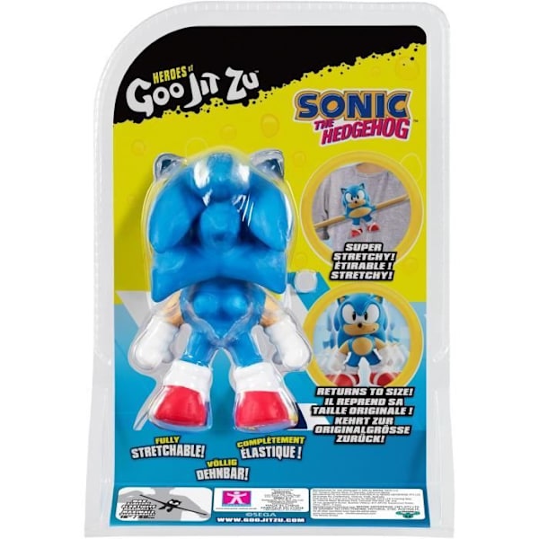 Sonic Figure - Goo Jit Zu Älgleksaker - 11cm - För barn - Utomhus Flerfärgad