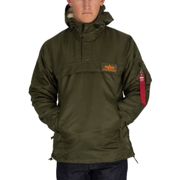 Alpha Industries HPO anorakjacka för män, grön Grön XL