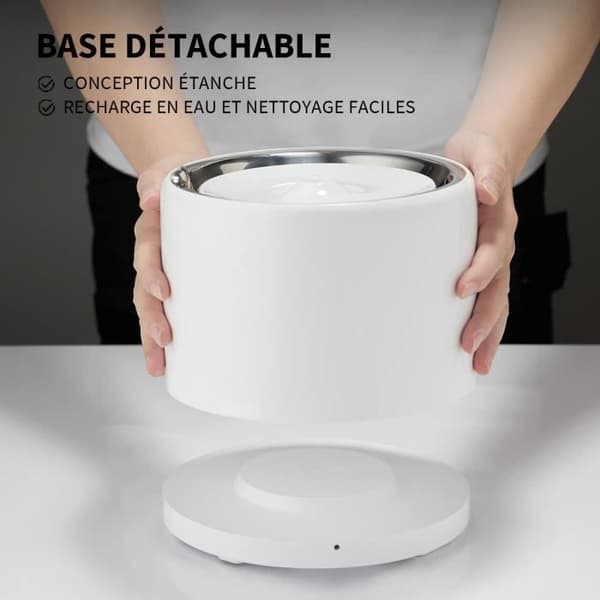 Ansluten vattentunna - Petkit - Eversweet 3 Pro - Modern design - Optimal hydrering - För katt